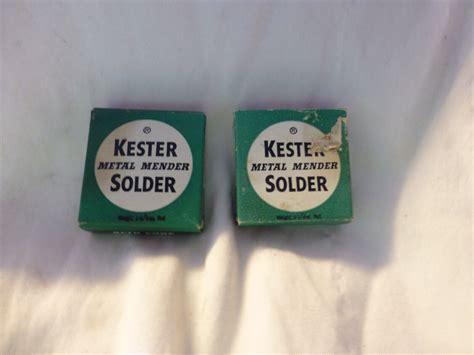 Vintage Kester acid Core / Metal Mender Solder 